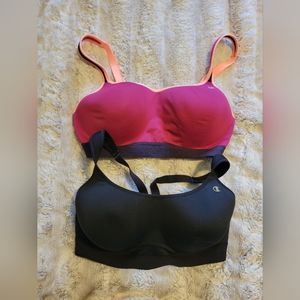 Champion sports bras (2) size 38DD